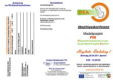 Programm Abschlußkonferenz Modellprojekt PIA