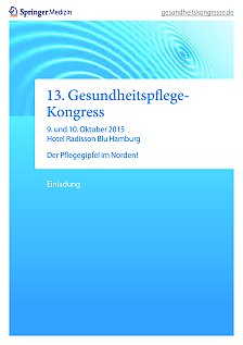 Einladung 13. Gesundheitspflege-Kongress