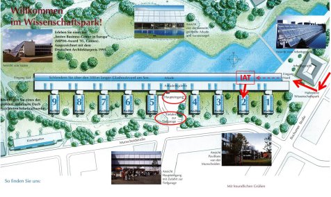 Skizze vom Wissenschaftspark Skizze vom Wissenschaftspark