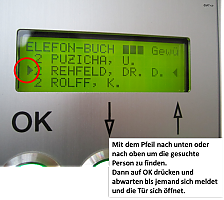 Bild vom Telefonbuch am Eingang des IAT Bild vom Telefonbuch am Eingang des IAT