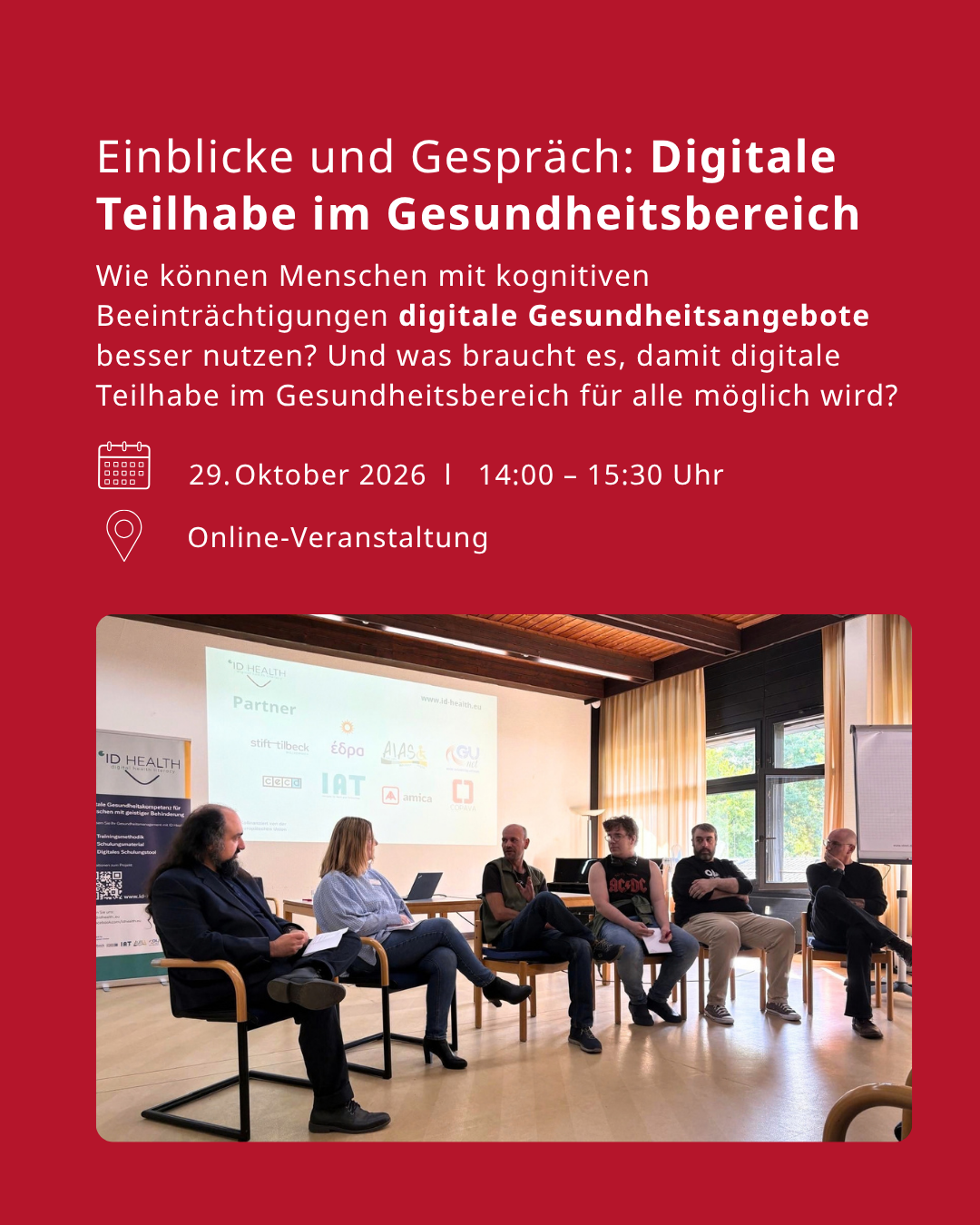 Flyer Digitale Gesundheitskompetenz für Menschen mit kognitiven Einschränkungen Slide mit Flyer Digitale Gesundheitskompetenz für Menschen mit kognitiven Einschränkungen