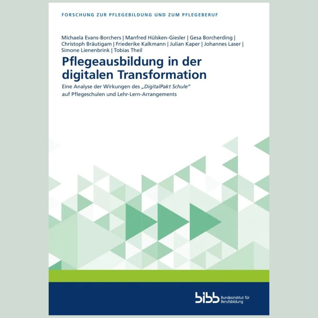 Pflegeausbildung in der digitalen Transformation Slide mit Pflegeausbildung in der digitalen Transformation