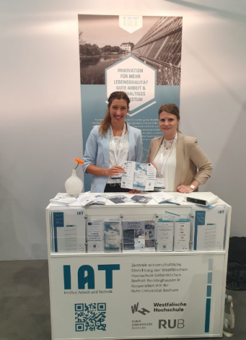 Bild des IAT Stands beim Hauptstadtkongress