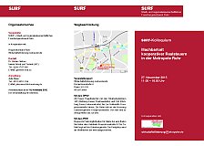 Programm SURF_Kolloquium Machbarkeit kooperativer Realsteuern in der Metropole Ruhr