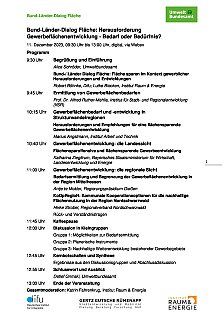 Programm Gewerbe Dialog 11.12.23